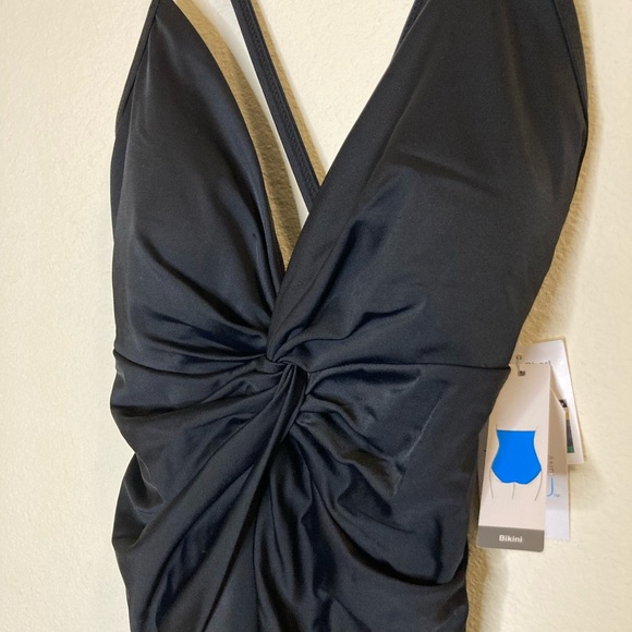 Women’s Black One Piece Swimsuit - Picture 4 of 7